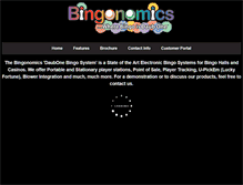 Tablet Screenshot of bingonomics.com